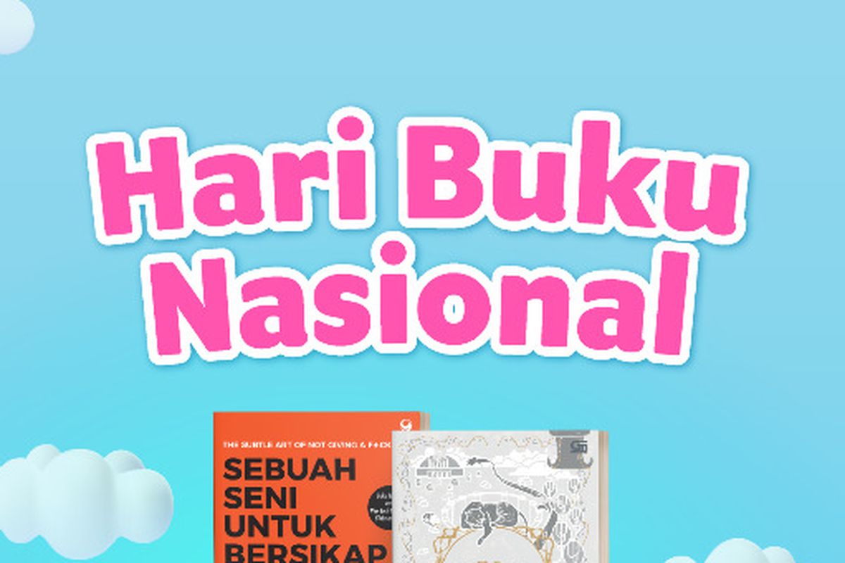 Rayakan Hari Buku Nasional, Gramedia Hadirkan Diskon 30 Persen  Hingga Buku Rp 0