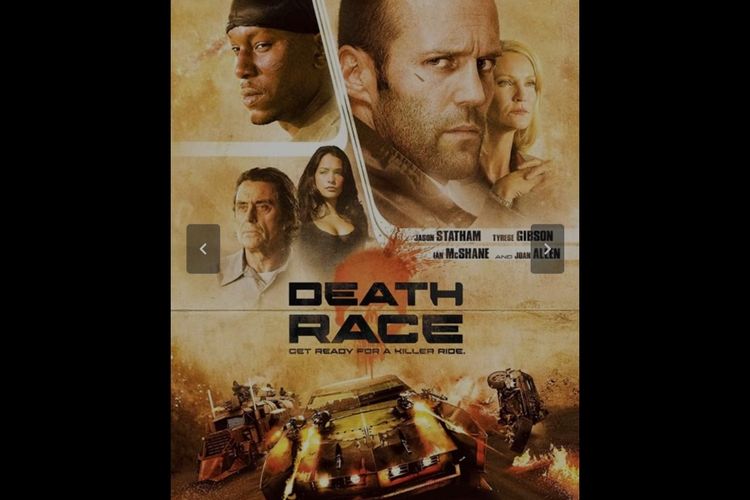 Death Race adalah film distopian action yang juga mengambil cerita tentang penjara.