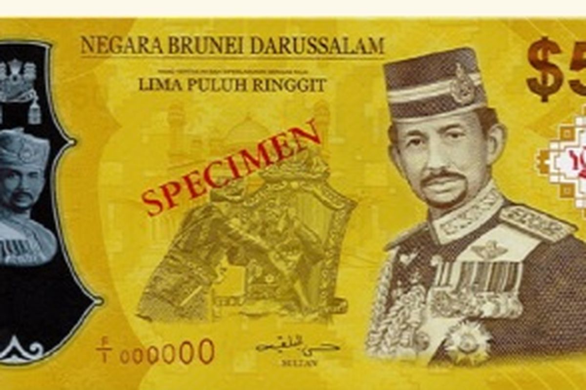 Mata uang Brunei Darussalam adalah dolar Brunei yang nilainya B$ 1 saat ini setara dengan Rp 11.900.