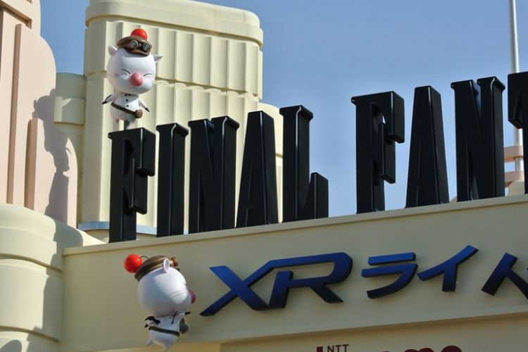 Wahana Final Fantasy di Universal Studio Jepang.