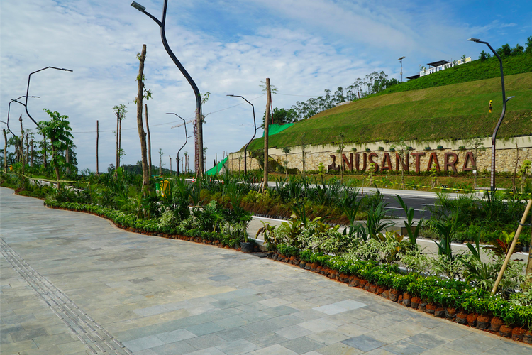 Jalan Sumbu Kebangsaan Kawasan Inti Pusat Pemerintahan (KIPP) Ibu Kota Nusantara (IKN)