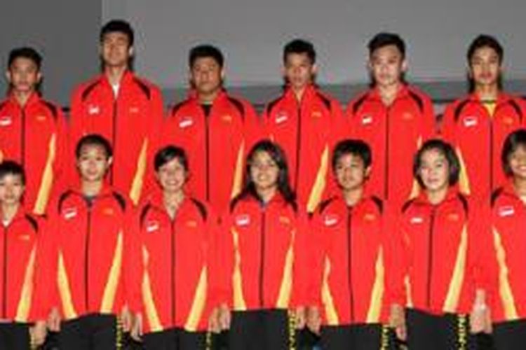 Tim Indonesia ke Asia Junior Championship 2014