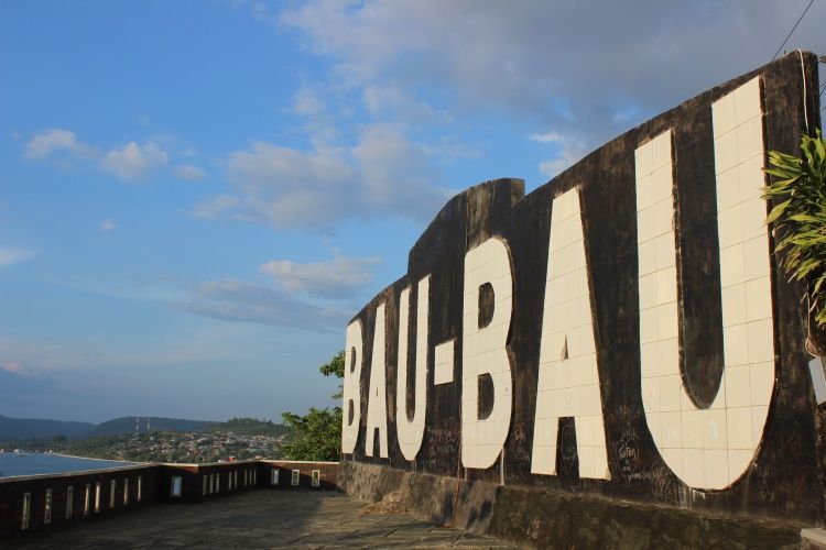 Ikon Kota Baubau yang dapat dilihat dari kapal maupun pesawat.