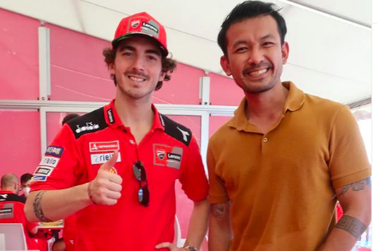 Rio Dewanto dan Francesco Bagnaia