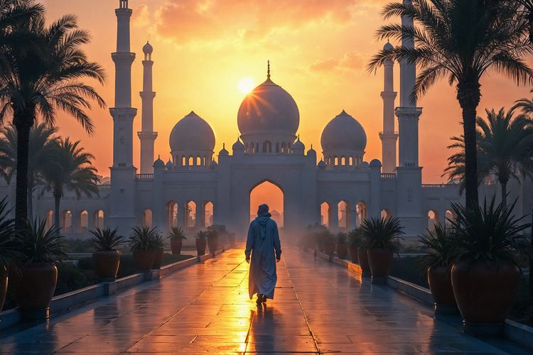 Ilustrasi kekhalifahan Islam