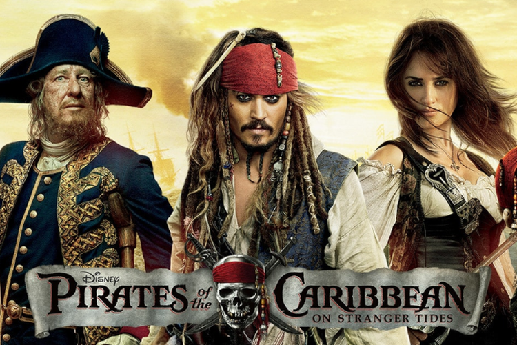 Ilustrasi film Pirates of the Caribbean: On Stranger Tides 
