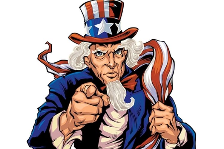 Uncle Sam atau Paman Sam.