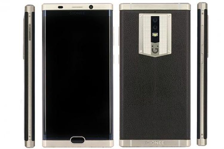 Smartphone M2017 buatan Gionee yang memiliki baterai berkapasitas 7.000 mAh.