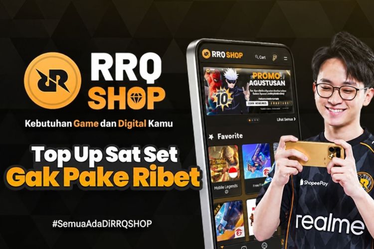 Perluas Layanan, RRQ Topup Bertransformasi Menjadi RRQSHOP