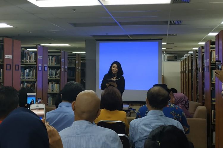 Diskusi bulanan komunitas penulis Penerbit Buku Kompas (PBK) yang diadakan di Gedung Kompas, Jakarta (31/1/2019) mengangkat tema Melihat Pasar, Menangkap Peluang Penerbitan Buku.