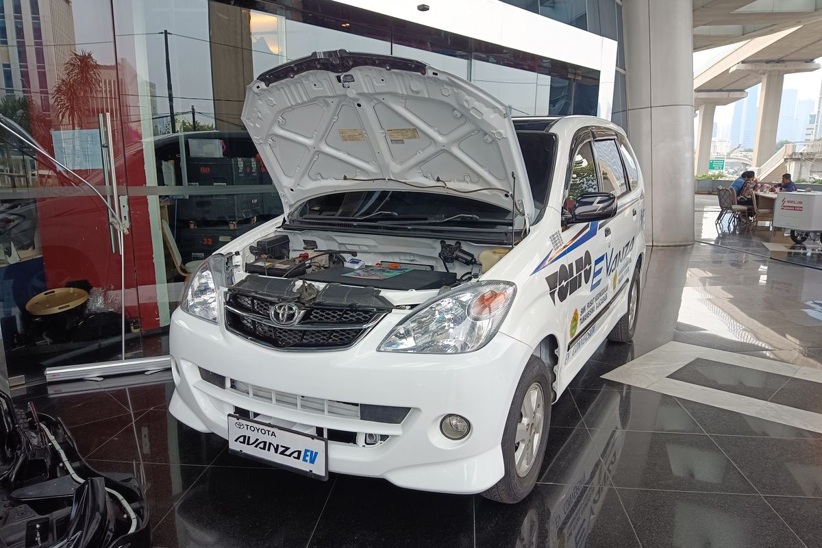 Toyota Avanza EV buatan PT Percik Daya Nusantara, IMEV, dan SMK Tamansiswa Rancaekek Bandung