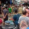 Pakai Alat Berat, Ratusan Lapak di Pasar Mardika Ambon Digusur