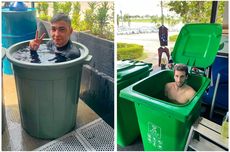 Aksi Pebalap MotoGP Mandalika Berendam di Bak Sampah Berisi Air Dingin, Ini Manfaatnya