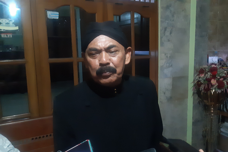 Ketua DPC PDI-P Kota Solo, FX Hadi Rudyatmo di Solo, Jawa Tengah, Senin (6/11/2023) malam.