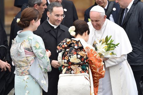 Akhiri Tur Asia, Paus Fransiskus Tinggalkan Jepang