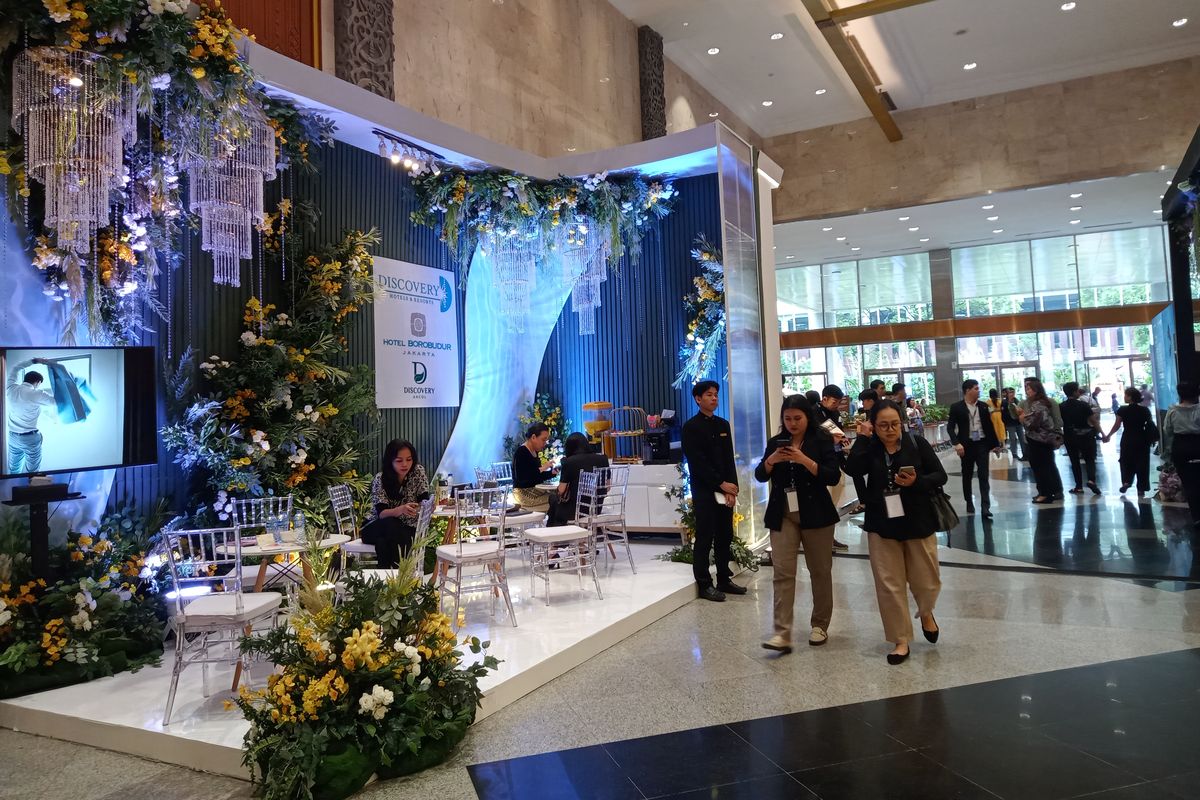 Pameran pernikahan BTN Jakarta Wedding Festival 2023 yang digelar di JCC Senayan, Jakarta, pada 24-26 November 2023.