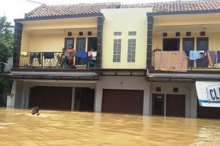 Inilah Foto-foto Suasana Terkini Banjir di Bandung Selatan
