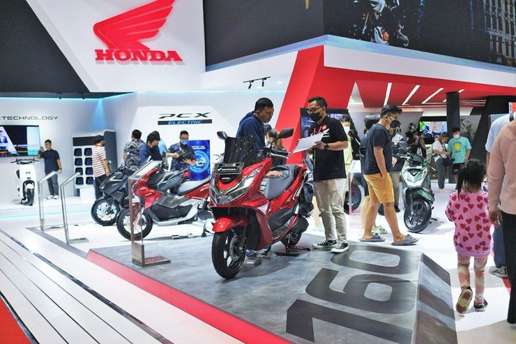 Booth AHM pajang 21 pilihan motor di IIMS 2023