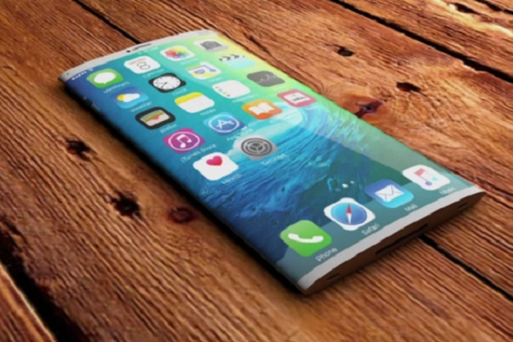 Render iPhone wraparound display yang diduga menjadi model iPhone lipat