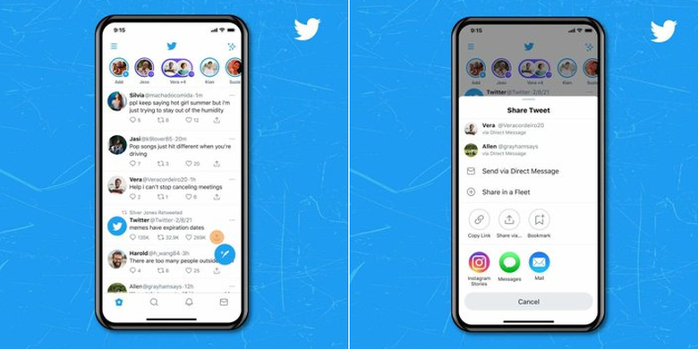 Unggah tweet ke Instagram Stories Sekarang Anda tidak perlu “tangkapan layar”, begini caranya