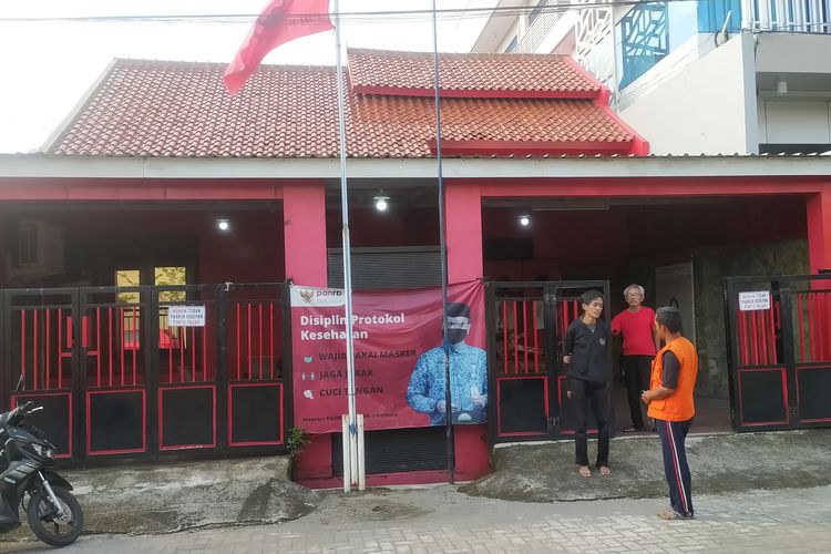 Rumah Tjahjo Kumolo di Kota Semarang Jawa Tengah. Jumat (7/1/2022)