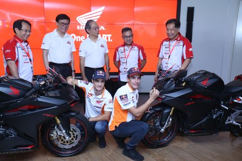 CBR250RR Edisi Tanda Tangan Marquez dan Pedrosa Tidak Dijual