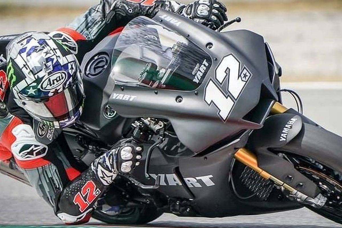 Yamaha YZF-R1 bekas dipakai Maverick Vinales untuk latihan dijual oleh YART