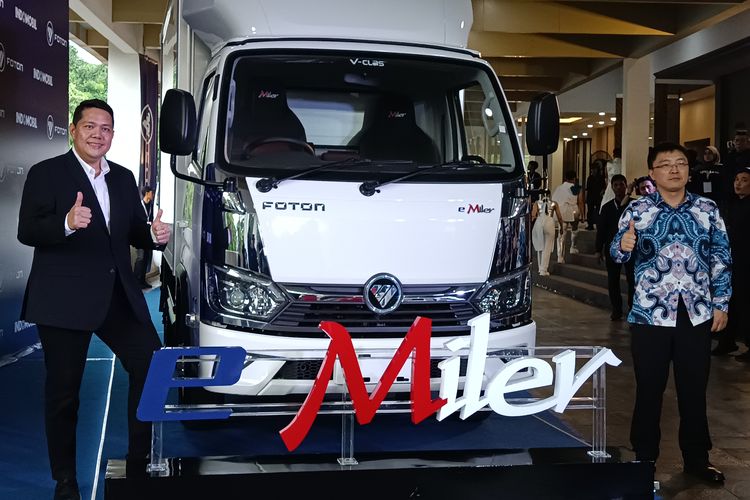 Foton Luncurkan Truk Listrik eMiler, Jarak Tempuh 175 Km 