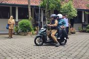 Hemat BBM, Bupati Temanggung Naik Motor Saat Kunjungan Kerja di dalam Kota