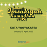 Jadwal Imsak dan Buka Puasa di Kota Yogyakarta Hari Ini, 19 April 2022