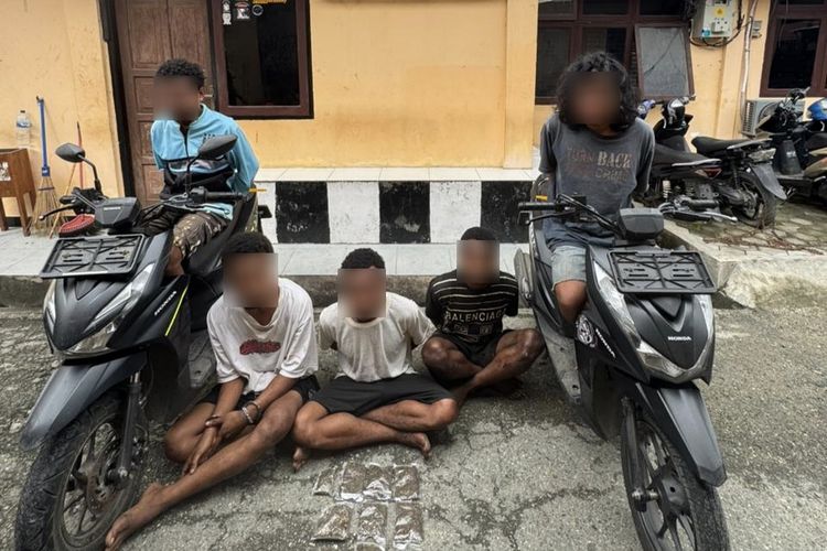 Polisi Sikat Komplotan Curanmor di Jayapura: Motor Dicuri, Dibarter Ganja