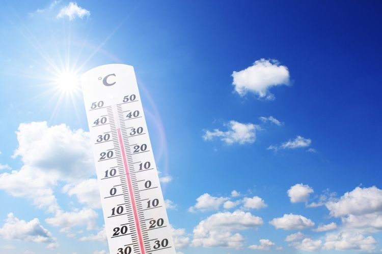 Ilustrasi cuaca panas. Simak prakiraan cuaca dan suhu udara di Yogyakarta hari ini yang dirilis oleh BMKG.