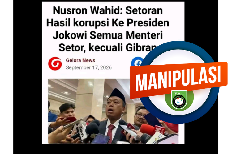 INFOGRAFIK: Muncul Hoaks Nusron Wahid Sebut Semua Menteri Setor Hasil Korupsi ke Jokowi