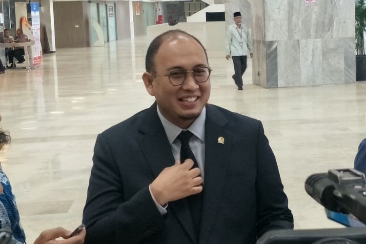 Juru Bicara Fraksi Partai Gerindra di MPR Andre Rosiade saat ditemui di Kompleks Parlemen, Senayan, Jakarta, Rabu (2/10/2019). 