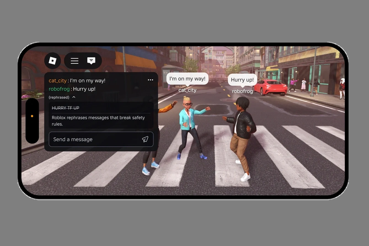 Roblox Pasang Fitur Keamanan AI, Ubah Chat Kasar Jadi Sopan