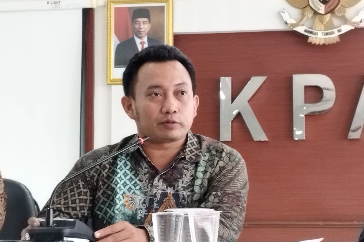 Komisioner KPAI Aris Adi Leksono saat konferensi pers di kantornya, Selasa (27/2/2024)
