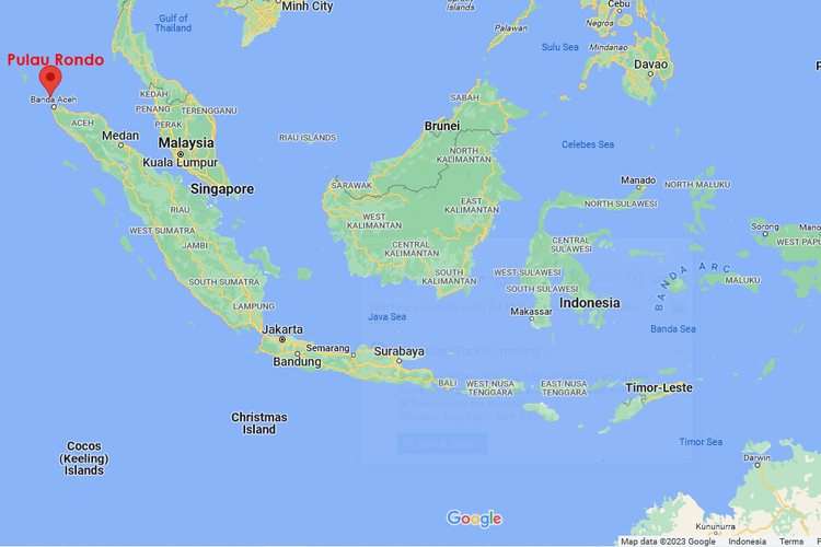 Pulau Rondo adalah pulau paling utara Indonesia.