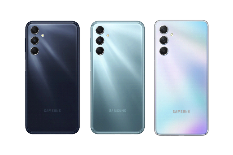 Samsung Galaxy M34 5G resmi meluncur di Indonesia, Selasa (7/11/2023). Harga Samsung M34 5G di Indonesia adalah Rp 4.099.000 untuk satu-satunya varian memori RAM 8/128 GB. Galaxy M34 5G tersedia dalam pilihan warna Midnight Blue, Prism Silver, dan Dark Blue.