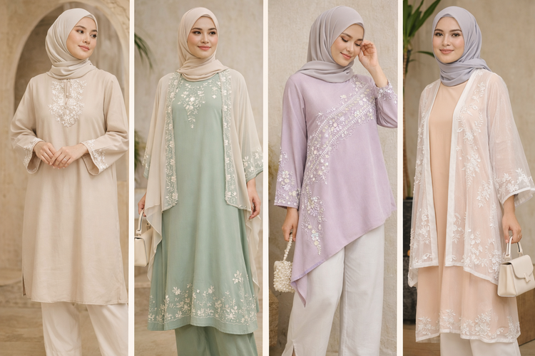 Tren Baju Lebaran 2026 Terbaru: Embroidery Jadi Favorit, Ini Modelnya