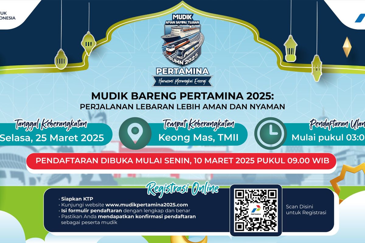 Mudik Gratis Pertamina 2025.