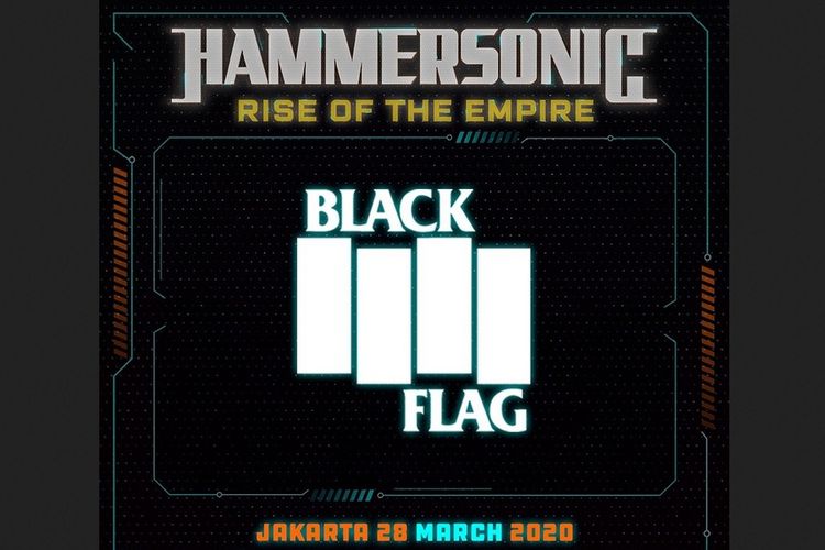 Black Flag bakal tampil dalam Hammersonic 2020.
