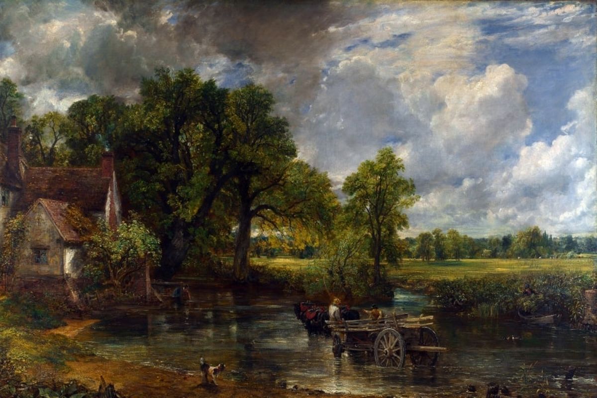 The Hay Wain, John Constable, c. 1821
