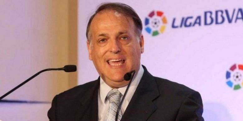 Wakil Presiden Liga Sepak Bola Profesional Spanyol (LFP), Javier Tebas.