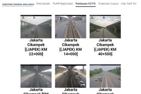 Ini Cara Mudah Cek CCTV Jalan Tol, Pantau Kondisi Lalu Lintas Terkini