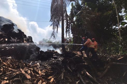 Dampak Kebakaran Tempat Pembuangan Limbah Pabrik Kayu di Cilacap, 25 Warga Mengungsi