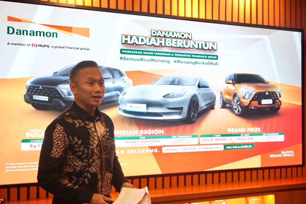 Incar Pertumbuhan Dana Murah hingga 15 Persen, Danamon Siapkan Hadiah Tesla Halaman all