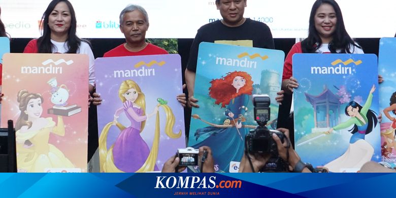 Bank Mandiri Luncurkan Kartu E-money Edisi Disney Princess