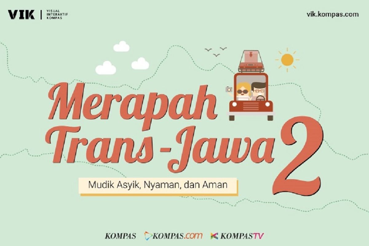 Visual Interaktif Kompas (VIK) Merapah Trans-Jawa 2 di Kompas.com