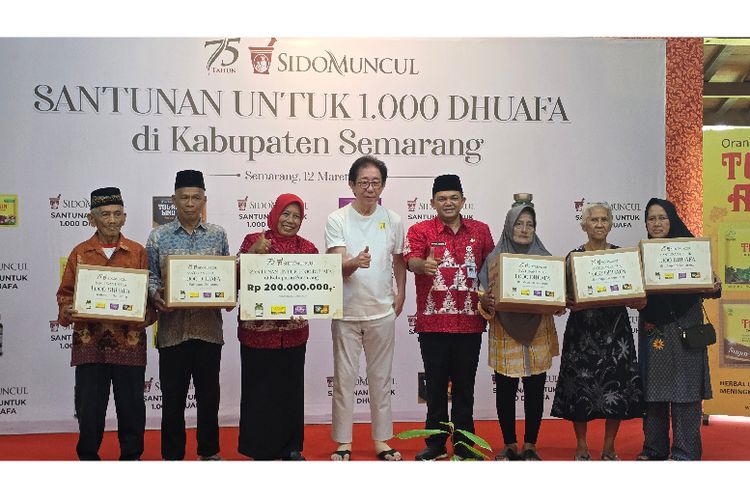 Sido Muncul Santuni 1.000 Duafa di Kabupaten Semarang