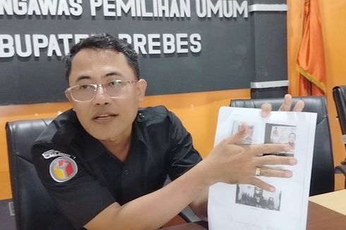 Baliho Mantan Bupati Brebes Diduga Catut Gambar ASN-Pejabat BUMD Diadukan ke Bawaslu